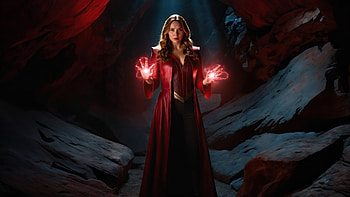 Reimagining A Scarlet Witch, scarlet-witch, superheroes, artwork, ai, digital-art HD wallpaper
