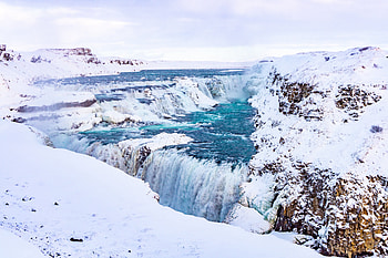 Winter, Nature, Water, Ice, Snow, Flow HD wallpaper