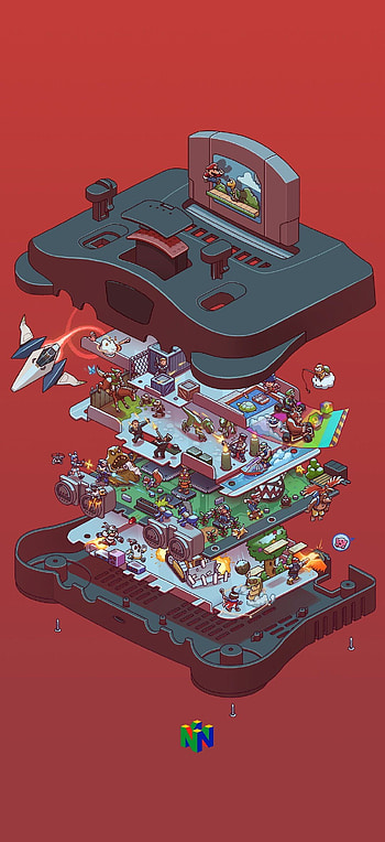 Nintendo, Colorful, Console, Gaming HD phone wallpaper