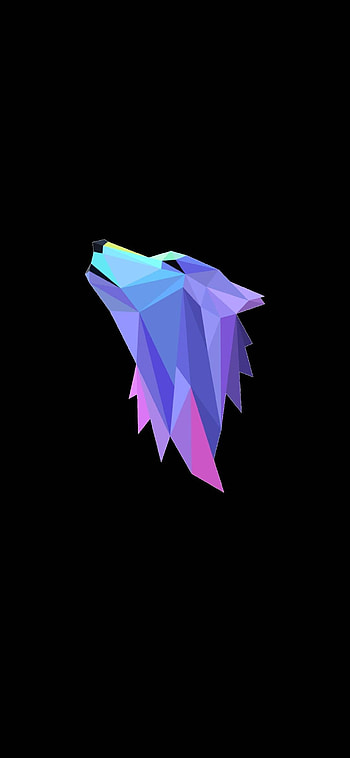 Geometric Animal, Wolf art in , Stunning and detailed portrayal HD phone wallpaper