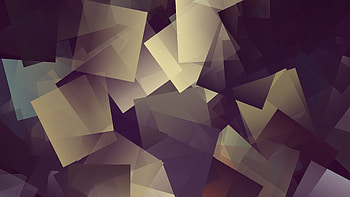 Cubes, desert, golden pattern, abstract HD wallpaper