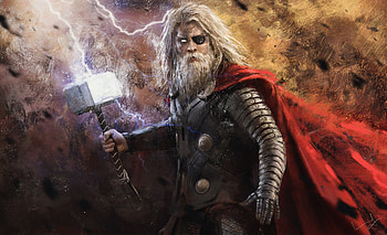 Old Thor , thor, superheroes, artwork, digital-art HD wallpaper