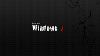 windows 7, white, black, red HD wallpaper
