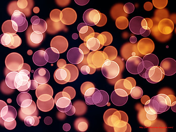 Eclipses, purple, abstract, light, colors, orange HD wallpaper