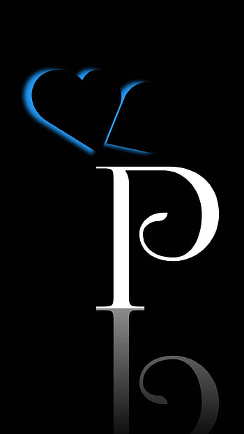 P Letter, Reflection HD phone wallpaper