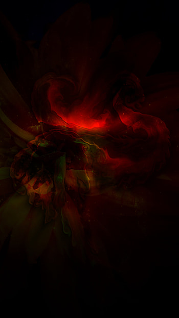 Abstract, Waves, Dark, Fractal, Glow HD phone wallpaper