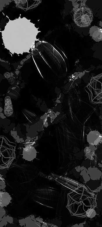 Symbiote, brush, trending, strokes, venom, blackandwhite, background, 2022, abstract HD phone wallpaper