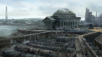 Fantasy, Landscape, Cities HD wallpaper