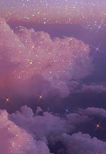 Purple/pink clouds, aesthetic, purple HD phone wallpaper