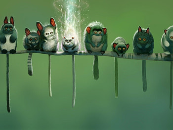 Animals, Fantasy, Art HD wallpaper
