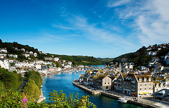 Cornwall, England, Village, , Boat, House, Landscape, River HD wallpaper