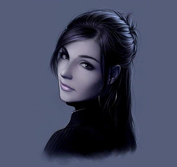 Jinnyeh, black, beauty, fantasy, pretty, face, lips, eye, female HD wallpaper
