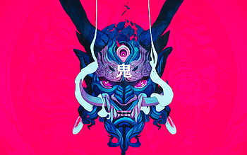 Demon, head, digital art HD wallpaper