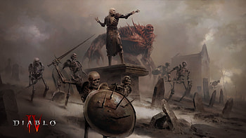 Barbarian Necromancer Druid Rogue Sorceress Diablo IV HD wallpaper