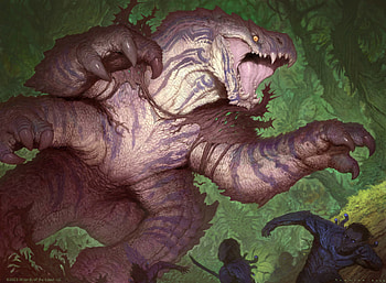 Magic the Gathering: March of the Machine-- Chomping Kavu, man made, Magic: The Gathering HD wallpaper