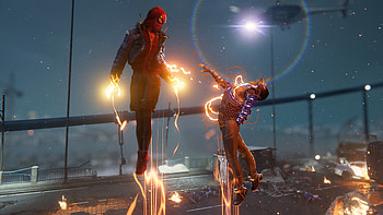 PlayStation Spider-Man : Electrified Rooftop Duel, Video Game HD wallpaper