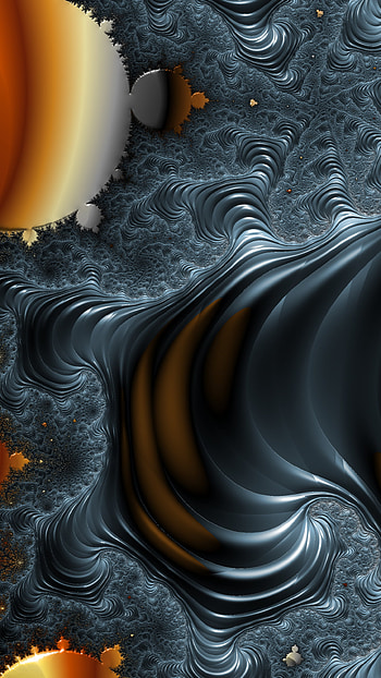 Vertical Fractal Background for Smart - GunMetal Forge, metal, grey, pattern, psychedelic, trippy, Abstract, fractal HD phone wallpaper