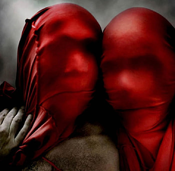 Shrouds, artwork, covered, abstract, fantasy, faces HD wallpaper
