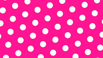 Polka Dot, Pink and white theme, Feminine and sweet, Elegant design HD wallpaper
