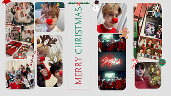 Stray Kids Christmas Vibes: KPOP Music Celebration, Stray kids, music HD wallpaper