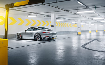 Porsche, Cars, Side View, Silver, 911, Silvery, Carrera S HD wallpaper