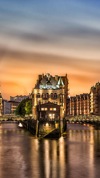 Hamburg Germany travel, Tourism travel, Captivating architecture, Cityscape HD phone wallpaper