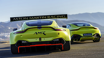 Racing cars, aston martin, rear HD wallpaper