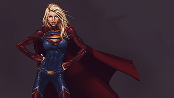 Supergirl New Arts, supergirl, superheroes, digital-art, artwork, deviantart HD wallpaper