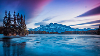 Canada travels, Banff National Park, Scenic , Dawn's beauty HD wallpaper