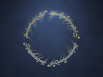 One Blue Ring, blue, ring, dark, light HD wallpaper