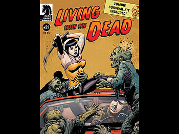 Living With The Dead, zombies, fantasy, comic, living, dead HD wallpaper