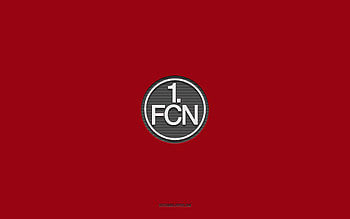 1 FC Nurnberg, burgundy background, German football team, 1 FC Nurnberg emblem, Bundesliga 2, Germany, football, 1 FC Nurnberg logo HD wallpaper