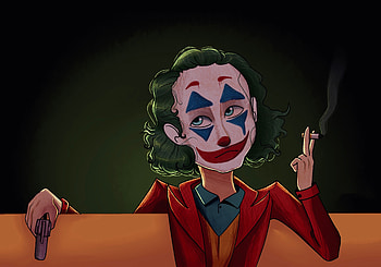 Joker Cigratte Time, joker-movie, joker, superheroes, supervillain, artwork HD wallpaper