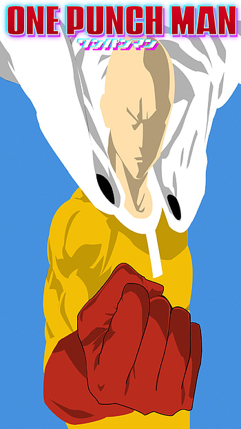 One Punch Man Minimalist , Saitama (One-Punch Man), minimalist, Anime, One-Punch Man, minimalist anime HD phone wallpaper