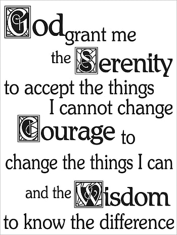 Serenity Prayer - Viewing Gallery HD phone wallpaper