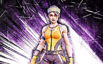 Dazzle, grunge art, Fortnite Battle Royale, Fortnite characters, violet abstract rays, Dazzle Skin, Fortnite, Dazzle Fortnite HD wallpaper