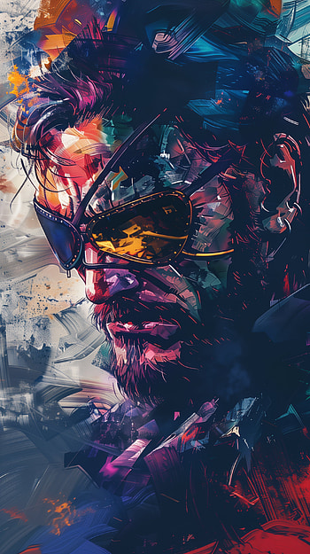 Metal Gear Inspired Abstract Art , fan art HD phone wallpaper