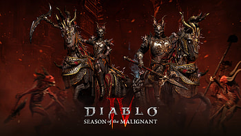Diablo IV Season of the Malignant, video game, Diablo IV HD wallpaper