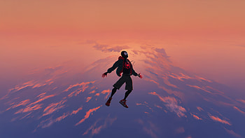 Miles Morales Beyond The Horizon, miles-morales, spiderman, superheroes, artwork, art, digital-art, ai HD wallpaper
