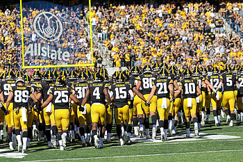 Iowa Hawkeyes Football, Optimist and pessimist agree, Hawk Fanatic, Hawkeye football HD wallpaper