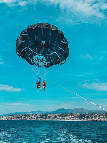 Nizza, Parasailing HD phone wallpaper