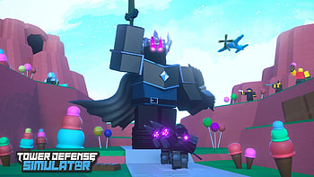 Roblox Tower Defense Simulator - Epic Game Scene, video game, Roblox, Tower Defense Simulator HD wallpaper