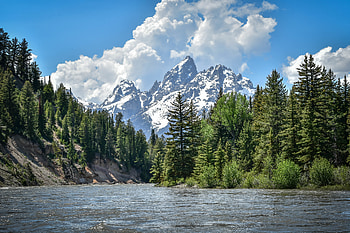 Landscape, Nature, Rivers, Trees, Mountain HD wallpaper