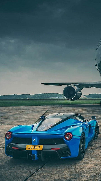 LaFerrari, Ferrari, cloud, sky, Blue, Car, Power HD phone wallpaper