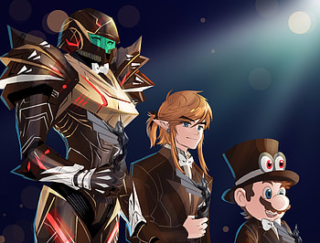 Super Mario Odyssey Samus Aran The Legend Of Zelda Crossover, artist, super-mario-odyssey, mario, artwork HD wallpaper