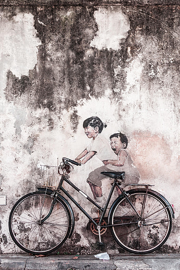 Funny, Art, Miscellanea, Miscellaneous, Bicycle HD phone wallpaper