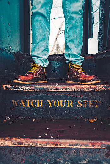 Words, Legs, Ladder, Stairs, Inscription, Footwear HD phone wallpaper