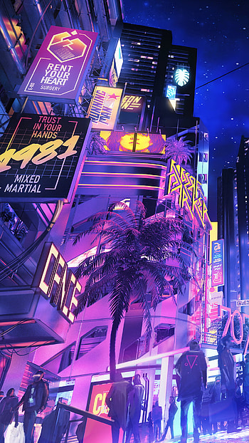 Neon Nights: Cyberpunk Dreams , Sci Fi, cyberpunk HD phone wallpaper