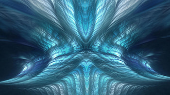 Blue Design Art Fractal Glow Abstraction Abstract HD wallpaper