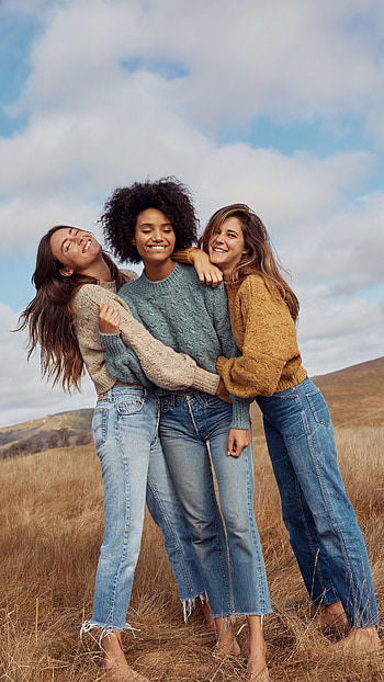 3 Friends, Happy HD phone wallpaper